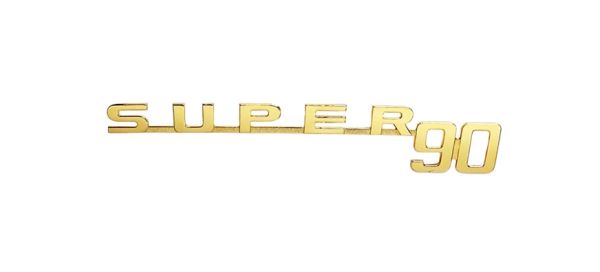 Schriftzug "super90" vergoldet 356 B - T5