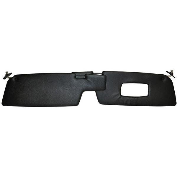 sun visor set (left + right) black and black 911 Coupe yr. mfc. 69 - 89 without attachment parts
