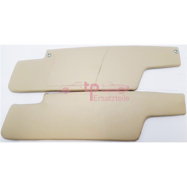 sun visor set left and right with mirror without attachment parts 914