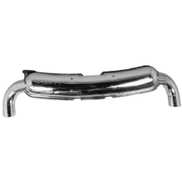 muffler sport version stainlees steel 3.2 with 2 84mm endpipes