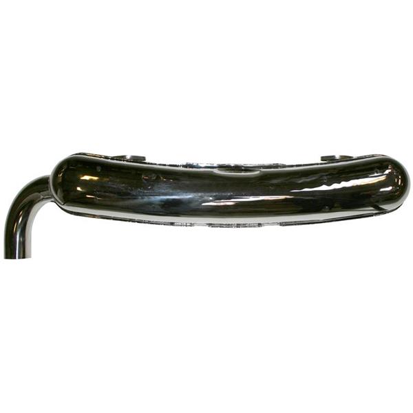 rear muffler sport vers. stainl. steel 74-77/ 70mm pipe