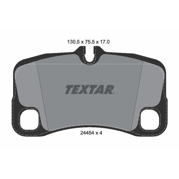 brake pad 24454 03 TEXTAR